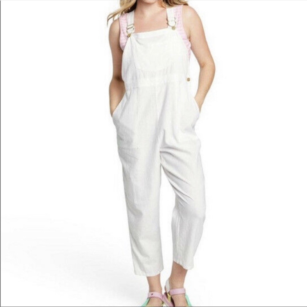 Stoney Clover for Target White Overalls small NWT